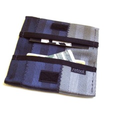 Classic Credit Card Wallet in grayscale.